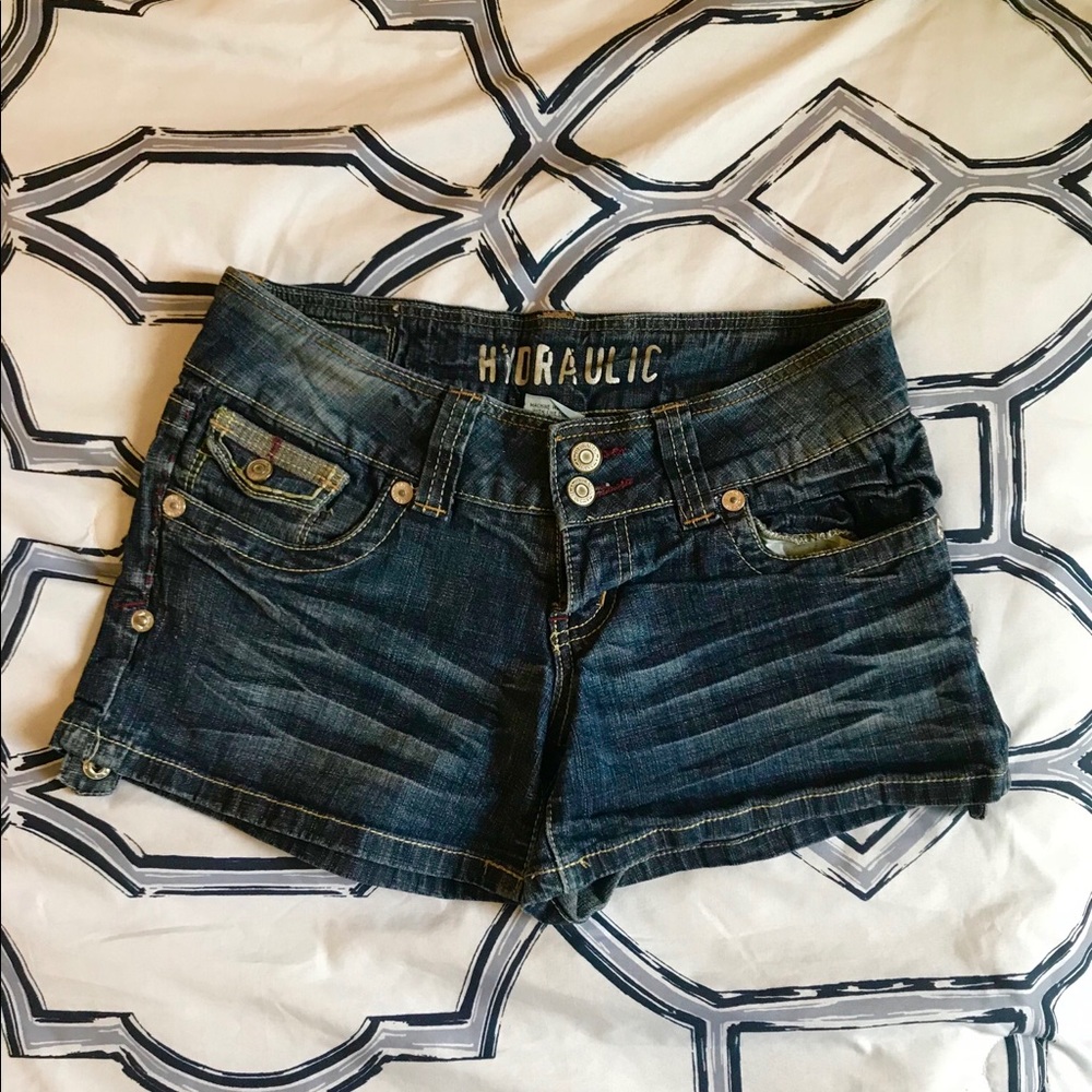 Denim shorts